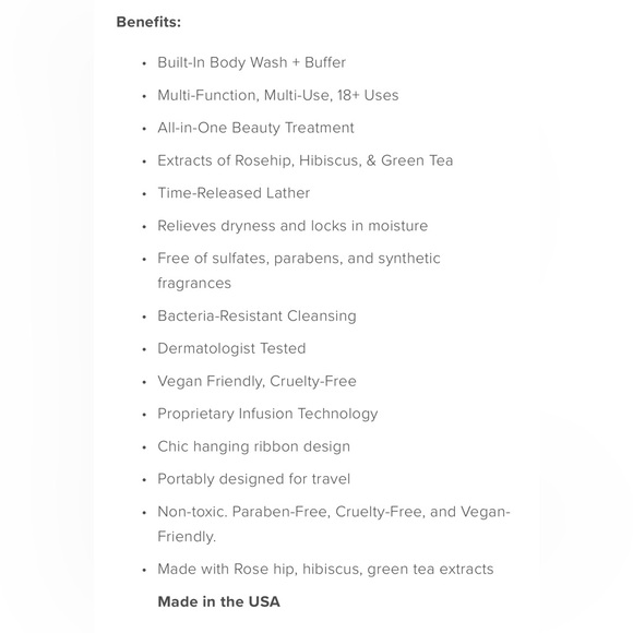 BOTANICA BY SPONGELLE Rosa - Rose
Body Wash Infused Buffer - Picture 11 of 13